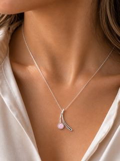 Sterling Silver Ashes Memorial Pendant And Chain