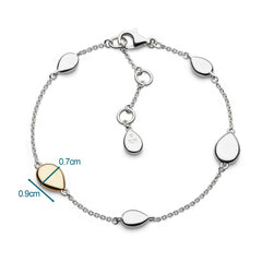 Kit Heath Coast Pebble Golden Station Bracelet