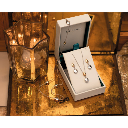 Kit Heath Coast Pebble Golden Station Necklace