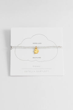 Estella Bartlett "Good Luck" Sienna Lucky Clover Bracelet