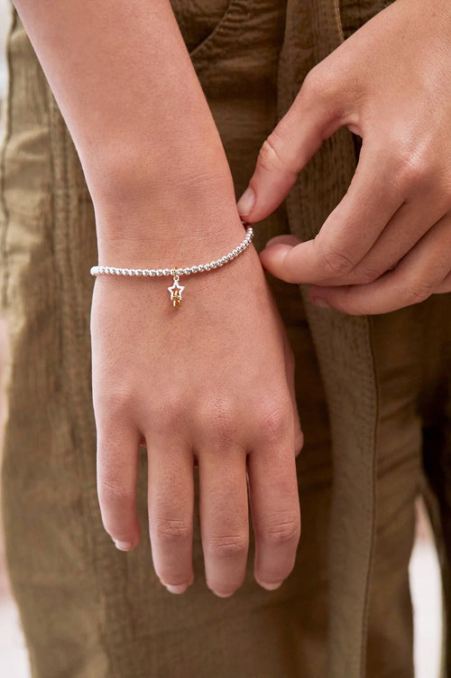 Estella Bartlett "Happy Birthday" Sienna Interlinked Star Bracelet