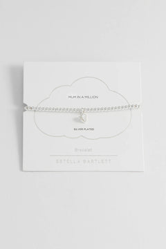 Estella Bartlett "Mum In A Million" Sienna Folded Heart Bracelet