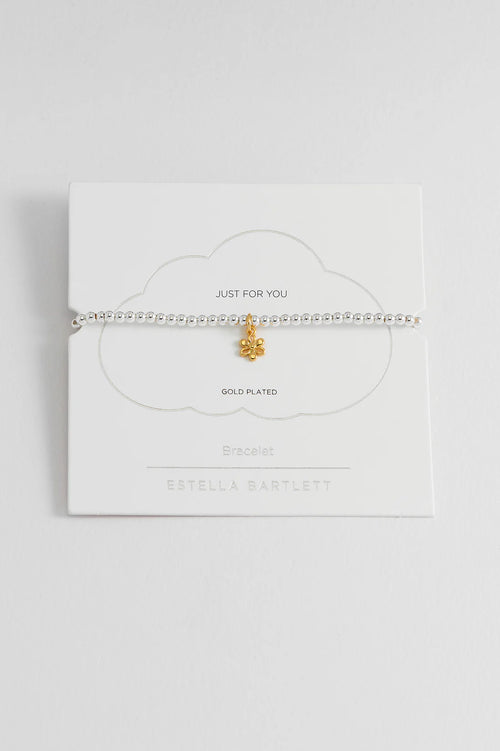 Estella Bartlett " Just For You" Sienna Open Petal Flower Bracelet