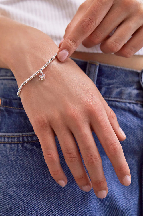 Estella Bartlett " Just For You" Sienna Open Petal Flower Bracelet