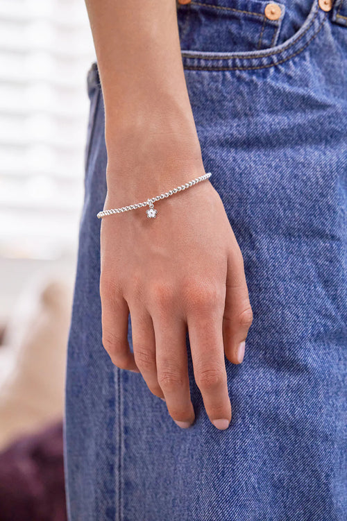 Estella Bartlett "Wonderful Daughter" Sienna Enamel Flower Bracelet