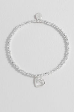 Estella Bartlett "Wonderful Sister" Doodle Heart Bracelet