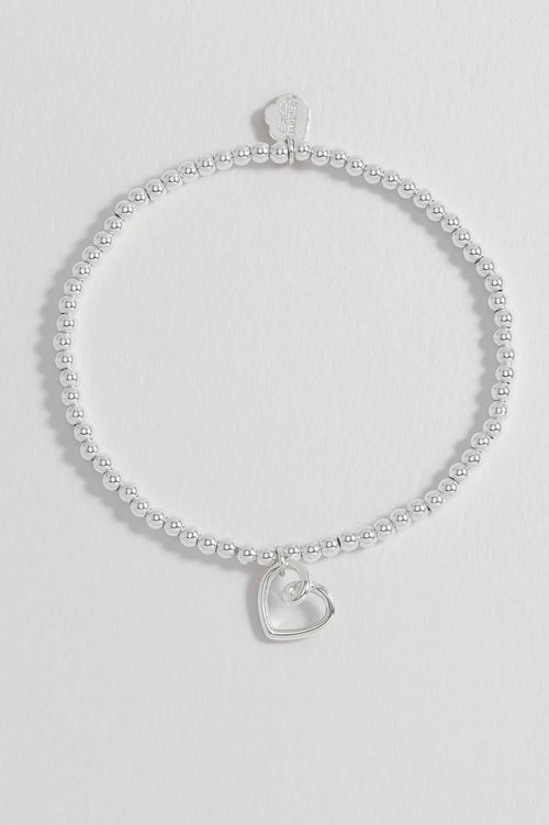 Estella Bartlett "Wonderful Sister" Doodle Heart Bracelet