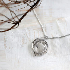 Kit Heath Entwine Helix Wrap Pavé Necklace