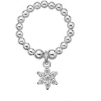 Dollie Jewellery Flower Sparkle Ring