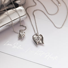 Kit Heath Desire Love Duet Heart Necklace