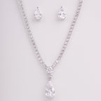 Dolores Teardrop Crystals Earring & Necklace Set
