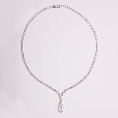 Dolores Teardrops Crystal Bridal Necklace