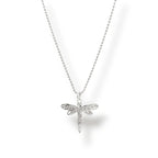 Dollie Jewellery Silver Maxi Dragonfly Necklace