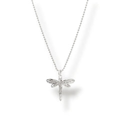 Dollie Jewellery Silver Maxi Dragonfly Necklace