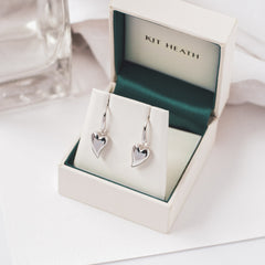 Kit Heath Desire Cherish Heart Drop Earrings