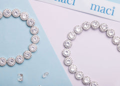 Hana Halo Collar Crystal Bridal Necklace