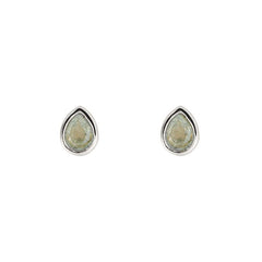 Silver Semi-Precious Birthstone Earrings