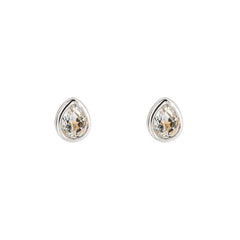 Silver Semi-Precious Birthstone Earrings