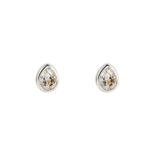 Silver Semi-Precious Birthstone Earrings