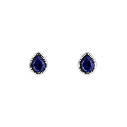 Silver Semi-Precious Birthstone Earrings