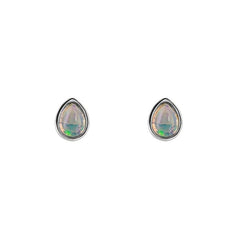 Silver Semi-Precious Birthstone Earrings