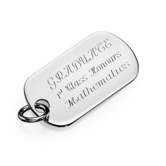 Sterling Silver Dog Tag