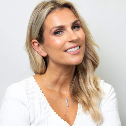 Sterling Silver Vertical Bar Necklace