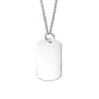 Sterling Silver Dog Tag