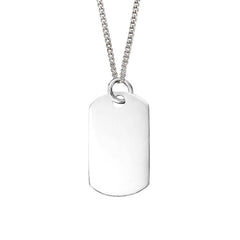 Sterling Silver Dog Tag