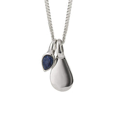 Silver Semi-Precious Birthstone Necklace