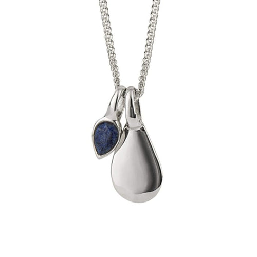 Silver Semi-Precious Birthstone Necklace