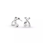 Kit Heath Sterling Silver Infinity Hoop Earrings
