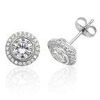 Silver & Co London Sterling Silver Cubic Zirconium Earrings