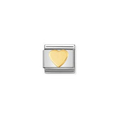 Nomination Gold Heart Charm