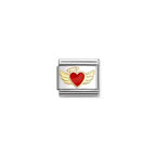 Nomination Gold Angel Heart Charm