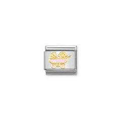 Nomination Composable Link Pink Baby Carriage Charm