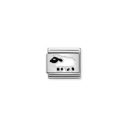 Nomination White Sheep Charm