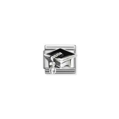 Nomination Composable Link Graduation Hat Charm