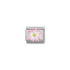 Nomination Pink Flower Charm