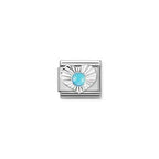 Nomination Composable Link silver Heart Turquoise Charm
