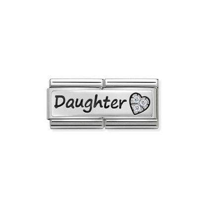Nomination Composable Double Link Daughter Charm