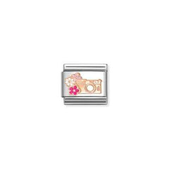 Nomination Composable Link Camera rose gold Charm