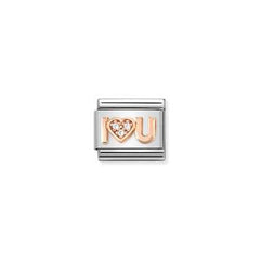 Nomination I Heart YOU with CZ Collection Composable Classic