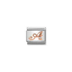 Nomination Letter Charms A-Z In Rose Gold