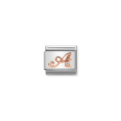 Nomination Letter Charms A-Z In Rose Gold