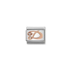 Nomination Letter Charms A-Z In Rose Gold