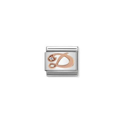 Nomination Letter Charms A-Z In Rose Gold