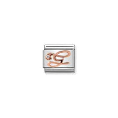 Nomination Letter Charms A-Z In Rose Gold