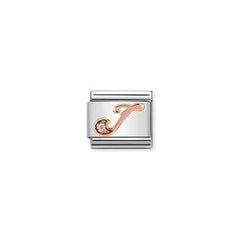 Nomination Letter Charms A-Z In Rose Gold