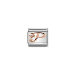 Nomination Letter Charms A-Z In Rose Gold